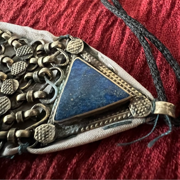 *Vintage* Middle Eastern Lapis Chocker - Picture 8 of 12